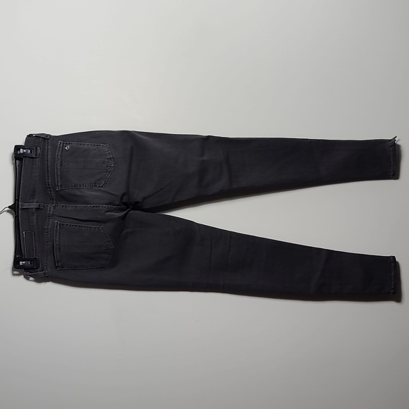 RAG & BONE Moto Skinny Zippered Jeans in Seattle Grey Size 28 - Picture 11 of 16